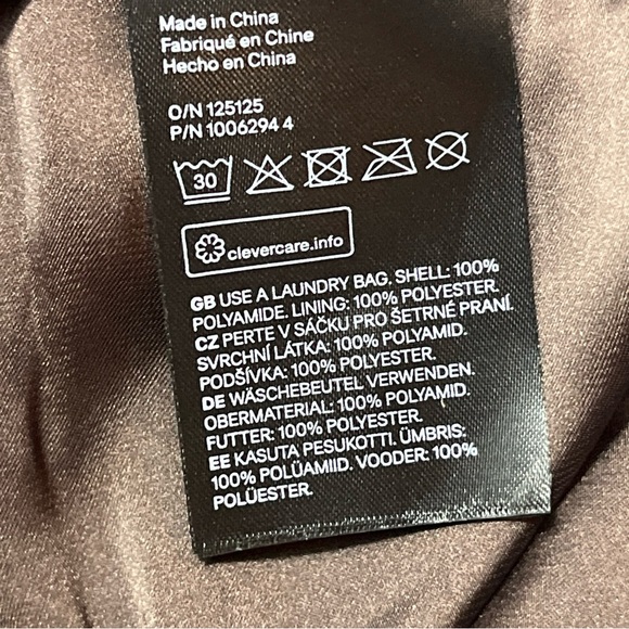 NEW H&M BROWN Sequined PANTS womens Size 14 formal Party Cocktail wide Flowy leg - Picture 4 of 16